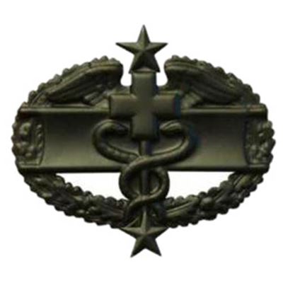 Distintivo US COMBAT MEDICAL 3rd AWARD NERO