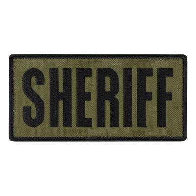 Toppa SHERIFF 15,2 x 7,6 cm NERO