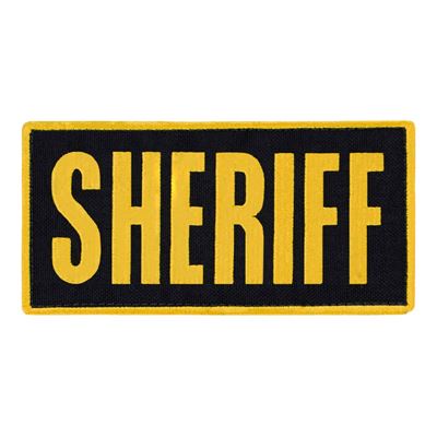 Toppa SHERIFF 15,2 x 7,6 cm GIALLO