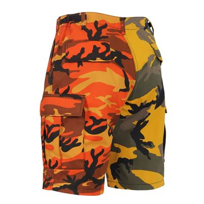 Pantaloncini bicolore BDU YELLOW/ORANGE CAMO ROTHCO 1815 2
