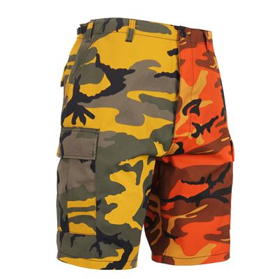 Pantaloncini bicolore BDU YELLOW/ORANGE CAMO