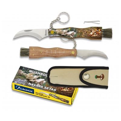 Coltello da funghi con motivo 3D
