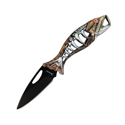 Coltello pieghevole FISHING VERDE