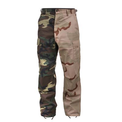 Pantaloni bicolori BDU WOODLAND/3-COL DESERT