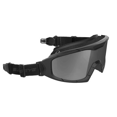 Occhiali tattici R-TAC set di 3 lenti NERE + adattatore per casco