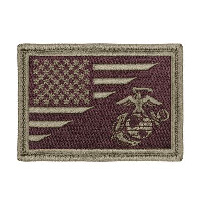Toppa bandiera USA/USMC con velcro