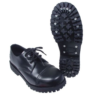 Scarpe basse a 3 fori Pure Trash NERE