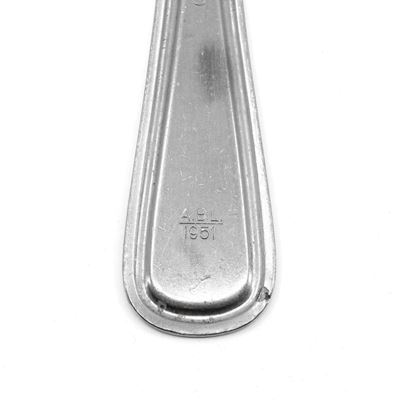 Cucchiaio tipo US modello ABL 1951 da minestra INOX usato Esercito belga 9189397 2