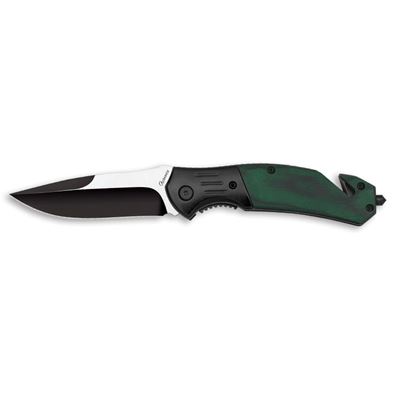 Coltello pieghevole STAMINA 8.3 lama liscia VERDE