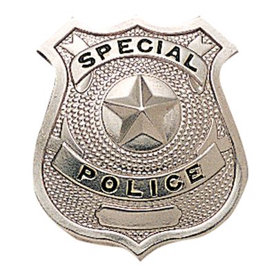 Distintivo SPECIAL POLICE ARGENTO