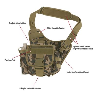 Borsa tattica ADVANCED a tracolla FRED BEAR CAMO ROTHCO 19056 4