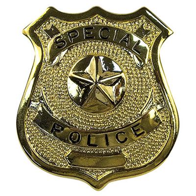 Distintivo SPECIAL POLICE ORO