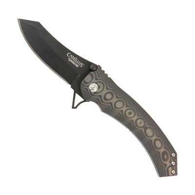 Coltello pieghevole JOLT con lama liscia NERO