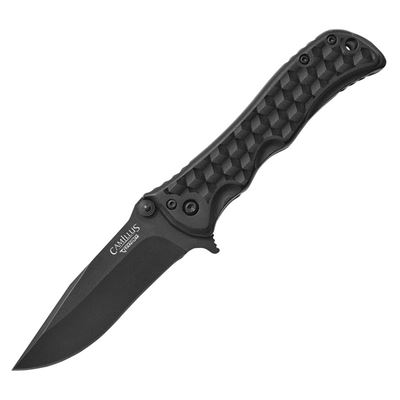 Coltello pieghevole ERUPT lama liscia NERO