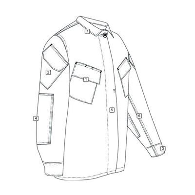 Giacca USMC DIGITAL WOODLAND (MARPAT) TRU-SPEC 19280 3