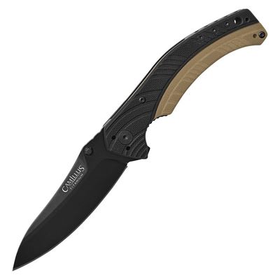 Coltello pieghevole SCORN con lama liscia