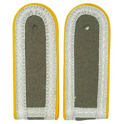 Spallina NVA sottufficiale bordo GIALLO con bordatura argentata