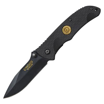 Coltello pieghevole CENTERFIRE® .270 lama liscia NERO