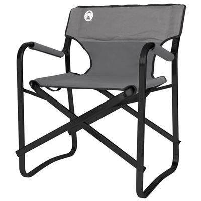 Sedia da campeggio pieghevole DECK in acciaio