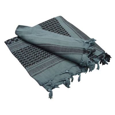 Sciarpa SHEMAGH FOLIAGE-NERO