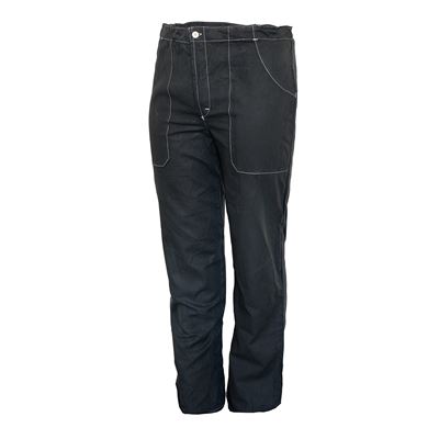 Pantaloni casual in cotone NERI