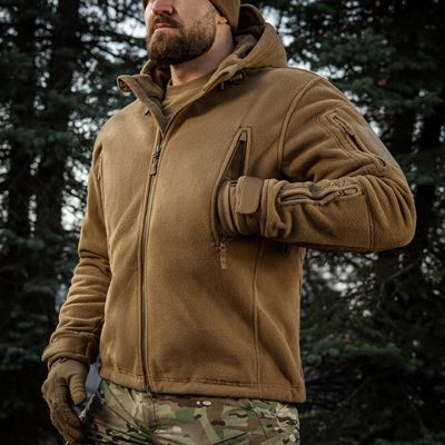 Giacca in pile con cappuccio Windblock DIVISION Gen.II COYOTE M-TAC 20413017 17
