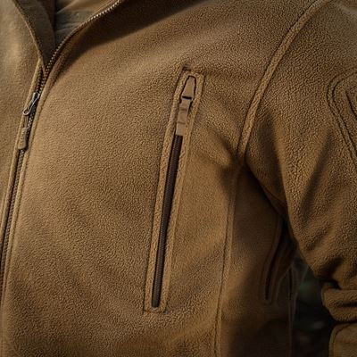 Giacca in pile con cappuccio Windblock DIVISION Gen.II COYOTE M-TAC 20413017 15