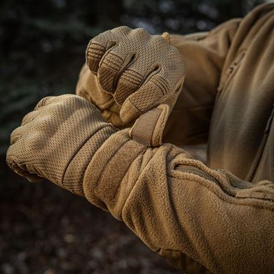 Giacca in pile con cappuccio Windblock DIVISION Gen.II COYOTE M-TAC 20413017 13