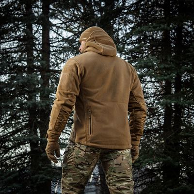 Giacca in pile con cappuccio Windblock DIVISION Gen.II COYOTE M-TAC 20413017 5