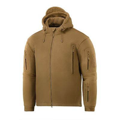 Giacca in pile con cappuccio Windblock DIVISION Gen.II COYOTE