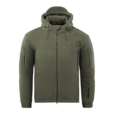 Giacca in pile con cappuccio Windblock DIVISION Gen.II VERDE M-TAC 20413062 32
