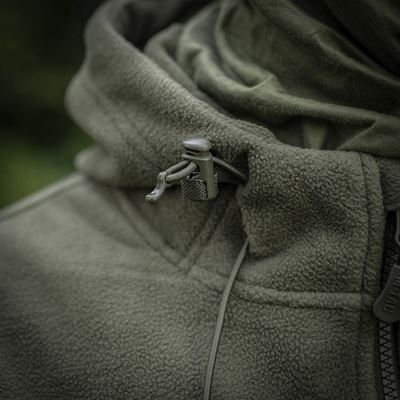 Giacca in pile con cappuccio Windblock DIVISION Gen.II VERDE M-TAC 20413062 21