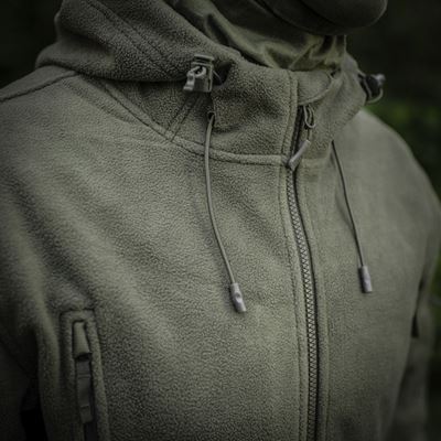Giacca in pile con cappuccio Windblock DIVISION Gen.II VERDE M-TAC 20413062 19