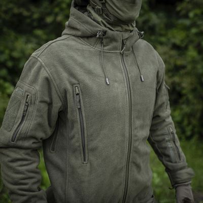 Giacca in pile con cappuccio Windblock DIVISION Gen.II VERDE M-TAC 20413062 18