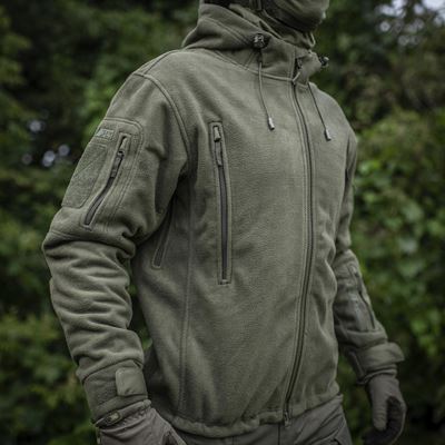 Giacca in pile con cappuccio Windblock DIVISION Gen.II VERDE M-TAC 20413062 17
