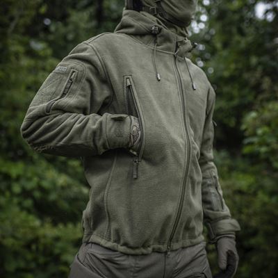 Giacca in pile con cappuccio Windblock DIVISION Gen.II VERDE M-TAC 20413062 16