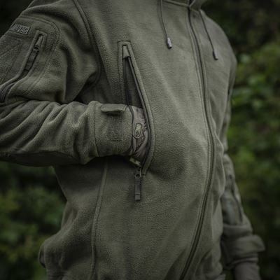 Giacca in pile con cappuccio Windblock DIVISION Gen.II VERDE M-TAC 20413062 15