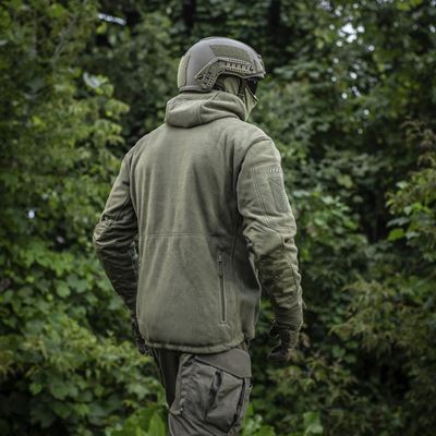 Giacca in pile con cappuccio Windblock DIVISION Gen.II VERDE M-TAC 20413062 13