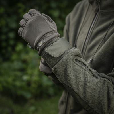 Giacca in pile con cappuccio Windblock DIVISION Gen.II VERDE M-TAC 20413062 11