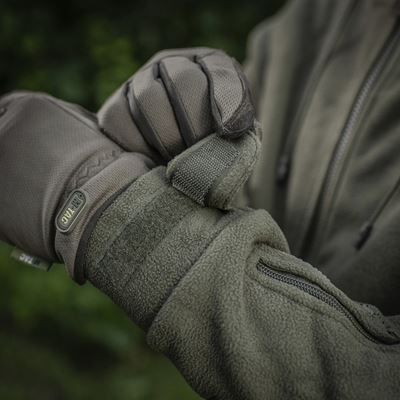 Giacca in pile con cappuccio Windblock DIVISION Gen.II VERDE M-TAC 20413062 10
