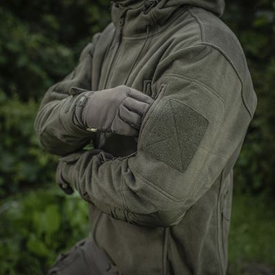 Giacca in pile con cappuccio Windblock DIVISION Gen.II VERDE M-TAC 20413062 9
