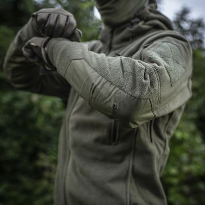 Giacca in pile con cappuccio Windblock DIVISION Gen.II VERDE M-TAC 20413062 5