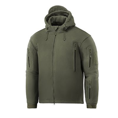 Giacca in pile con cappuccio Windblock DIVISION Gen.II VERDE