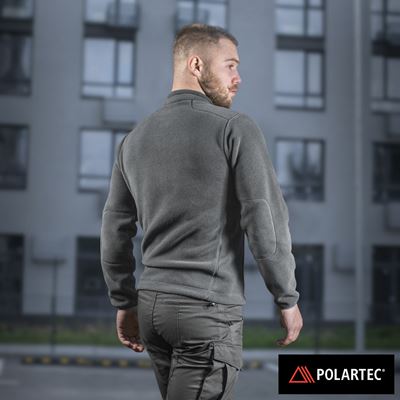Felpa con cerniera NORD in pile Polartec® DARK GREY M-TAC 20467012 12
