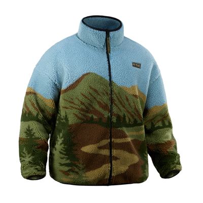Felpa con zip in pile SHERPA con motivo CARPATI M-TAC 20564001 8