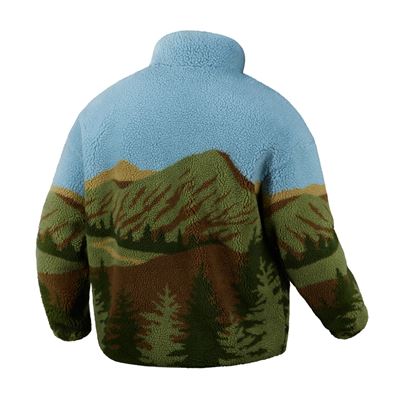 Felpa con zip in pile SHERPA con motivo CARPATI M-TAC 20564001 7