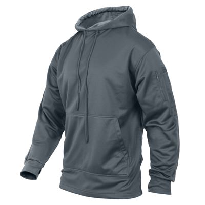 Felpa con cappuccio CONCEALED CARRY GRIGIA