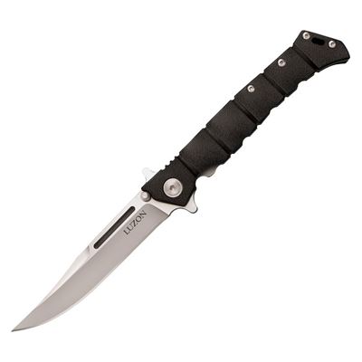 Coltello pieghevole LUZON MEDIUM NERO con lama argentata