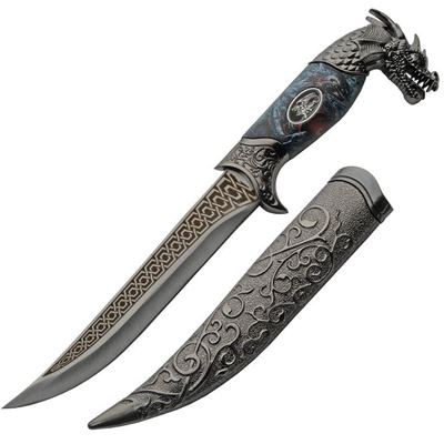 Coltello ROARING DRAGON con fodero