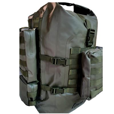 Zaino ARMY-X-TREME 70 l impermeabile con tasche VERDE Commando 2134-CO 5